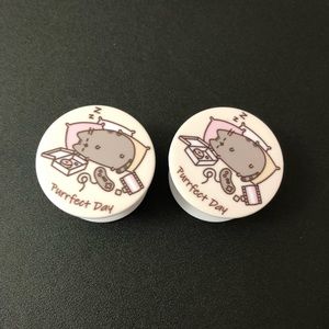 2 of Pusheen Pop Up Socket Grip Phone Stand